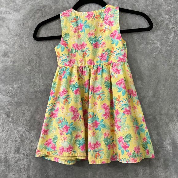 Penelope Mack Girls 4T  Sundress Spring Summer Dress Clothing Yellow Flowers - Picture 1 of 9